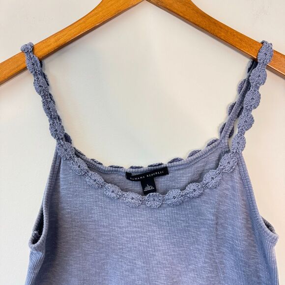 Banana Republic Women's Purple Tank Top Size Large - Picture 2 of 6